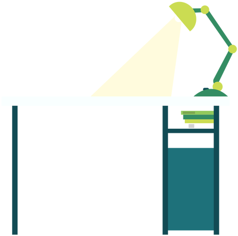 Office Desk Illustration Transparent Png - Desk (512x512)