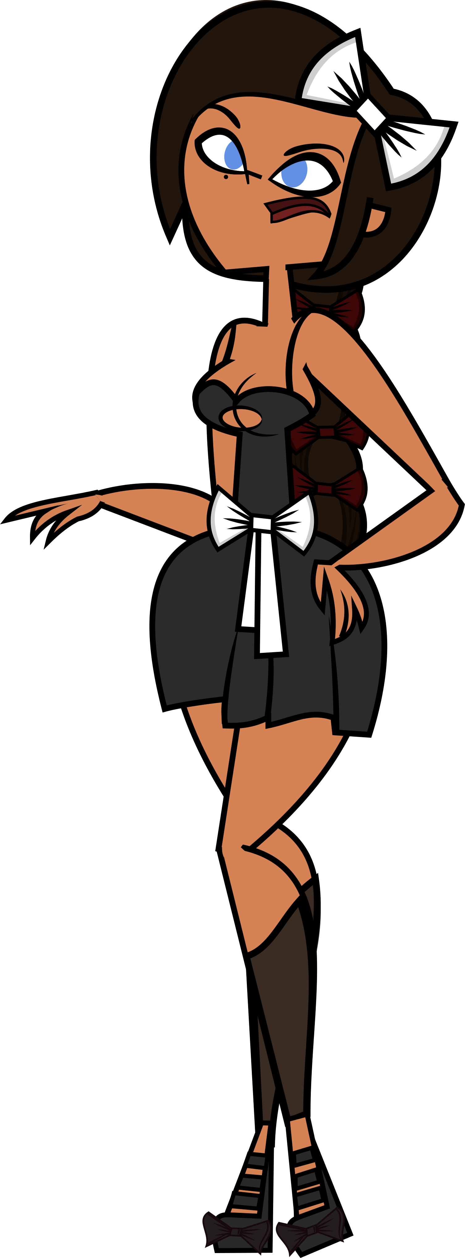 Valreie Pose - Total Drama (1505x4066)