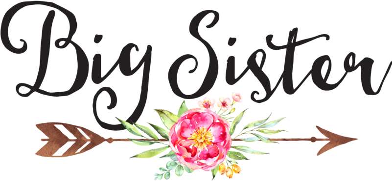 Big Sister Tee - Monogram Rose Gold Necklace Hand Stamped Initial Letter (800x406)