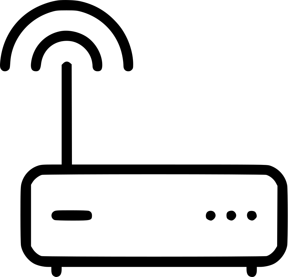 Modem Router Hub Connection Wifi Internet Comments - Modem Icon Png (981x944)