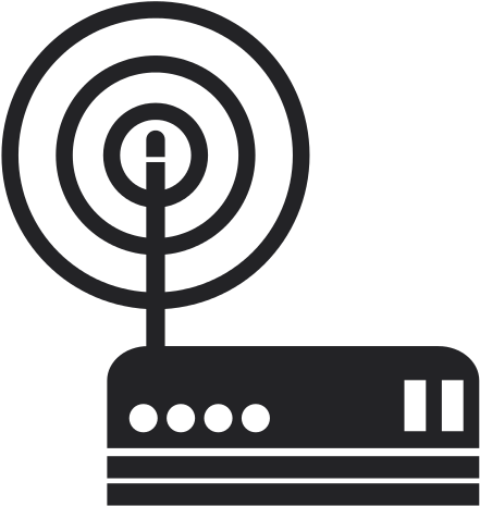 Wi-fi Router Modem Icon - Nose On The Snowman (550x550)