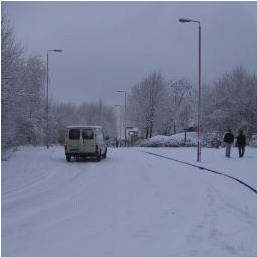 Van Skidding On Ice On Snow-covered Road - Snow (600x600)
