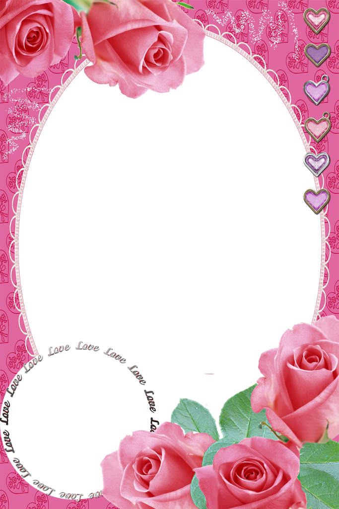 Frame Rose ~ Il Magico Mondo Dei Sogni - Happy Birthday - For Wife Card (683x1024)