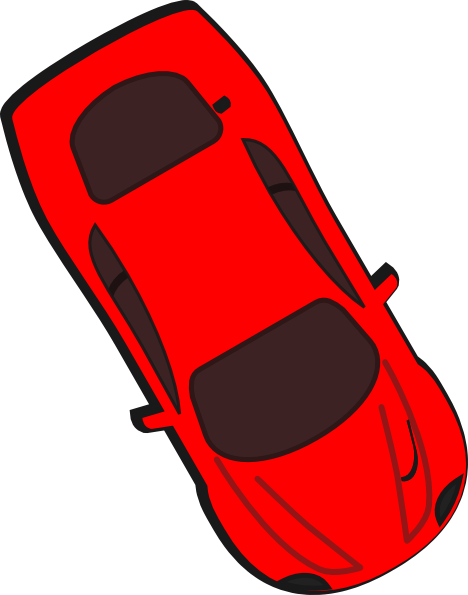 Top View Of A Cartoon Car (468x595)