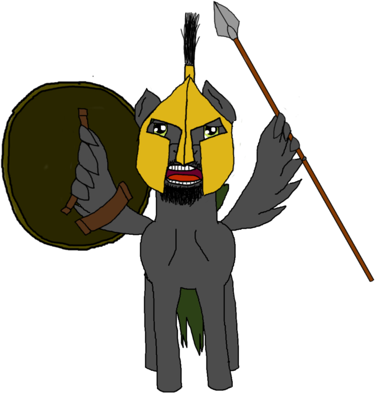 Patec, Helmet, Leonidas, Oc, Oc Only, Oc - Cartoon (931x859)