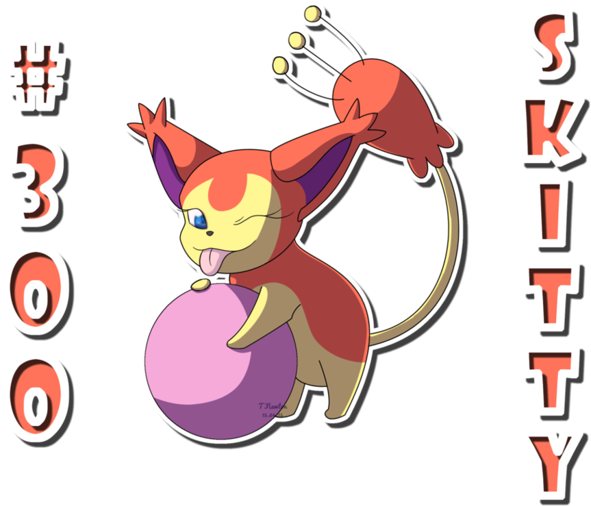 300 Skitty By Kreazea - Skitty (978x816)