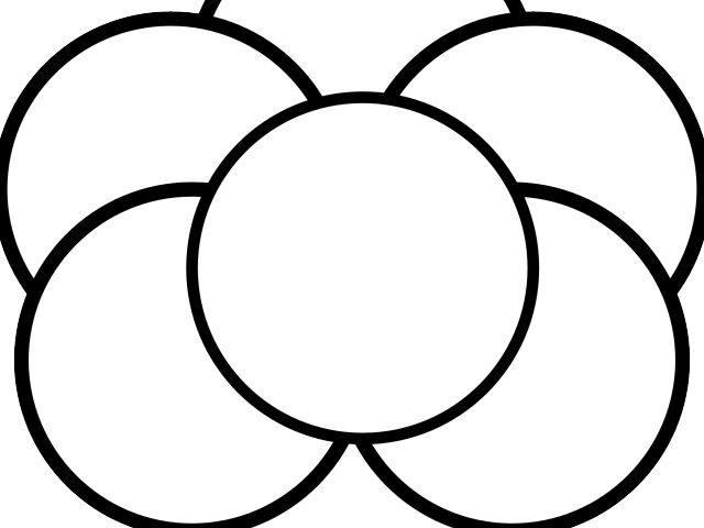 Black And White Flower Clipart - Coloring Book (640x480)