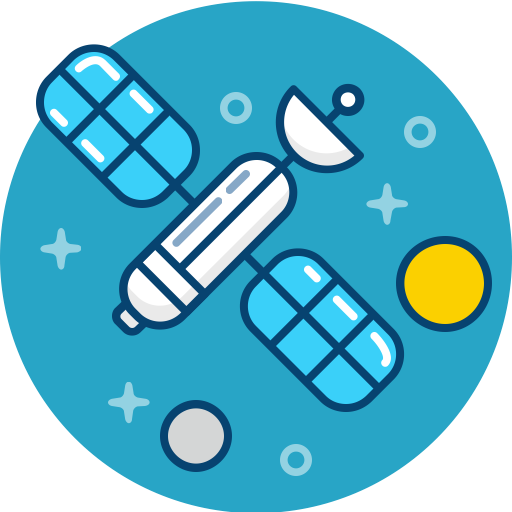 512 X 512 - Gps Satellite Icon Png (512x512)