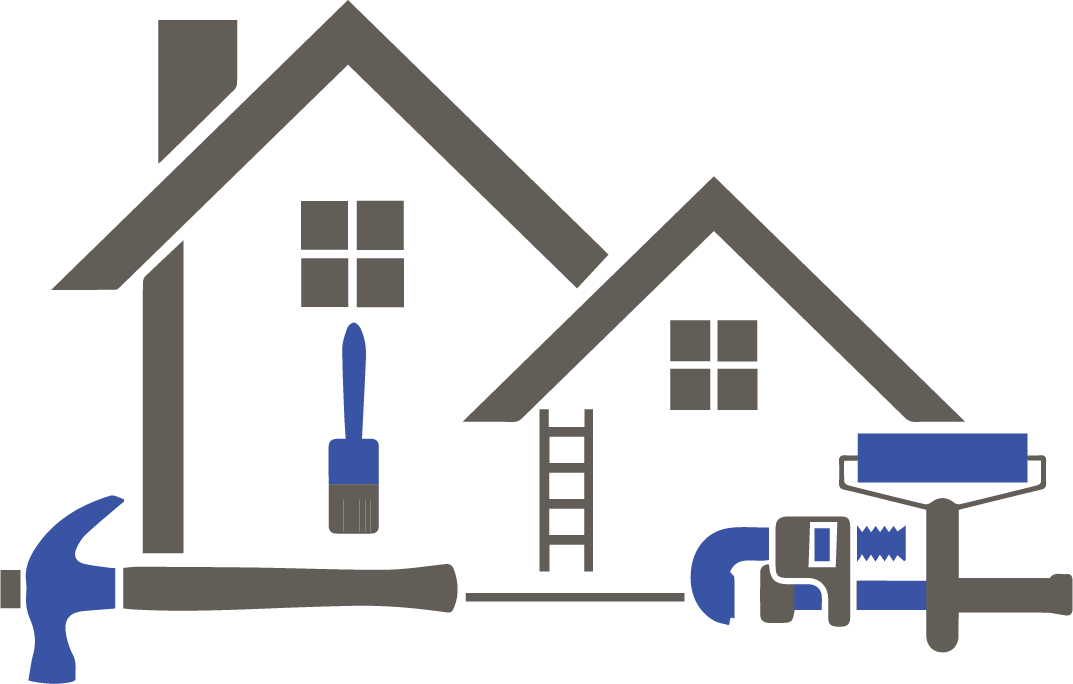 Best Idea And Modern House - Home Improvement Logo Design (1073x684)