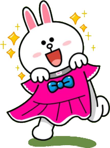 Shopping Special - Line Character Sticker Cony (475x640)