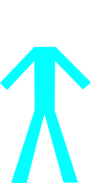 Stick Fig Svg Clip Arts 300 X 598 Px - Green Stick Man (300x598)
