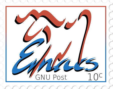 Gnu Emacs Stamp - Gnu Emacs (450x355)