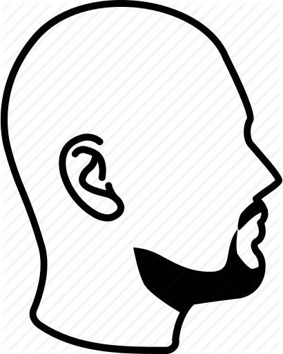 Bald, Default, Head, Male, Man, Profile, Silhouette - Mens Haircut Silhouette (410x512)