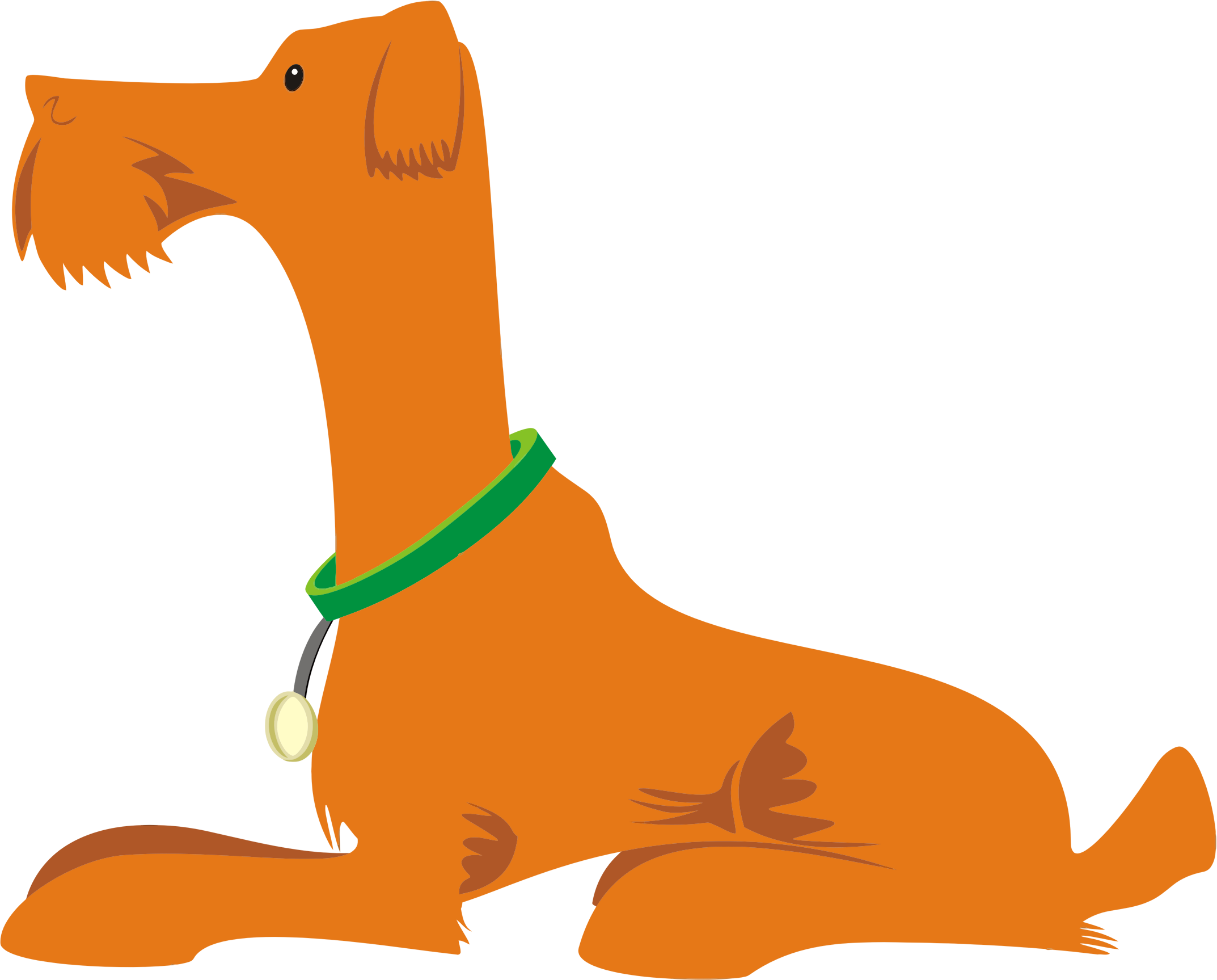 Big Image - Anjing Duduk Vektor (2146x1727)