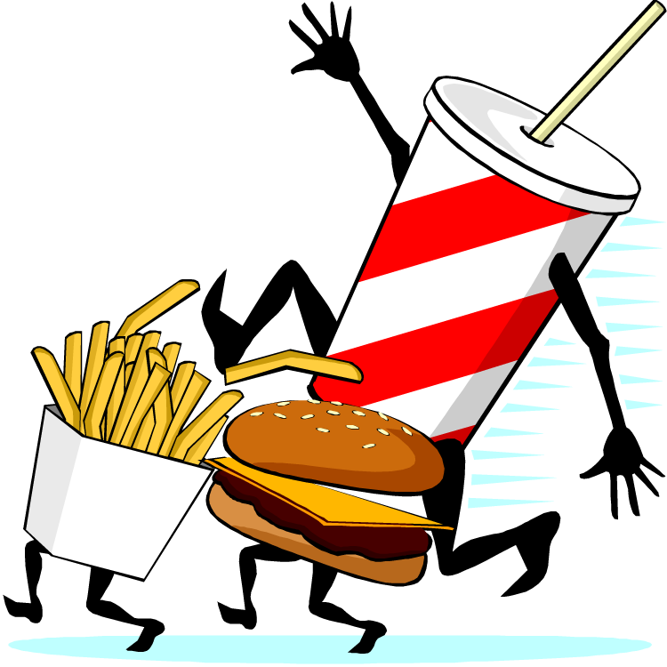 Our Snack Bar Is Always Looking For Volunteers - Healthy And Unhealthy Food Gif (750x750)