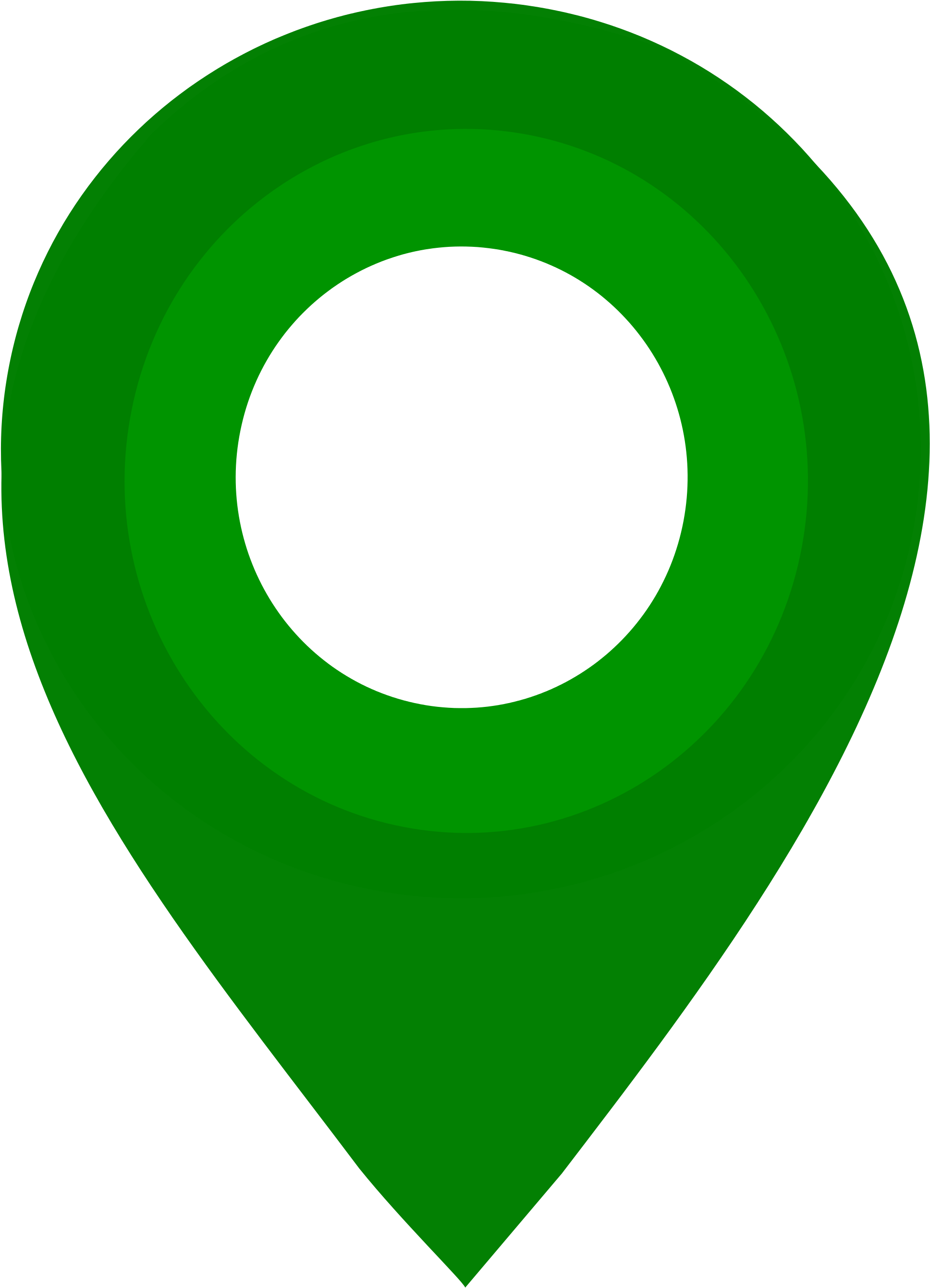 Filemap Pin Icon Green - Map Marker Png Green (2000x2723)