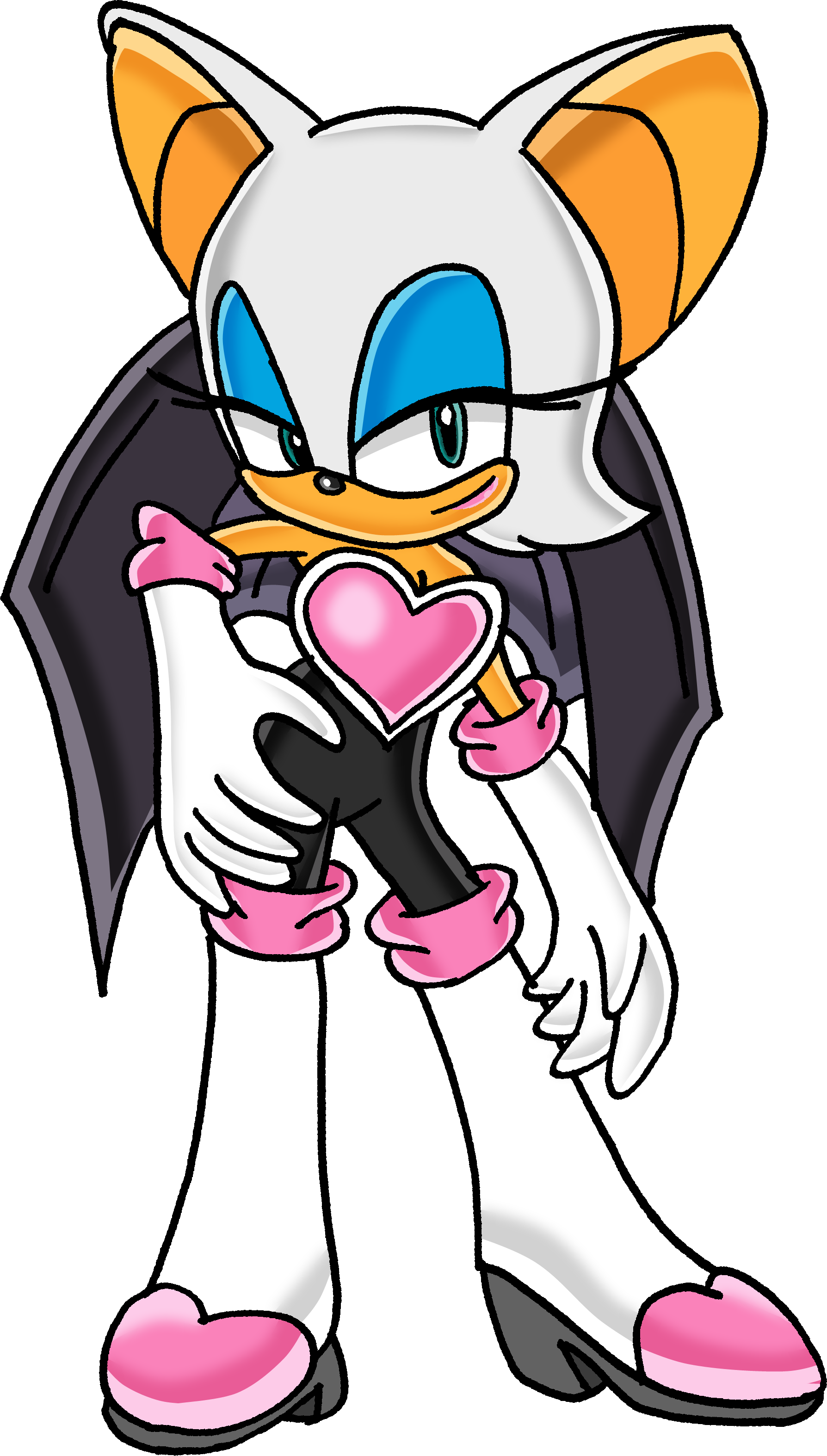 Rouge The Bat - Drawing Rouge The Bat (1788x3148)