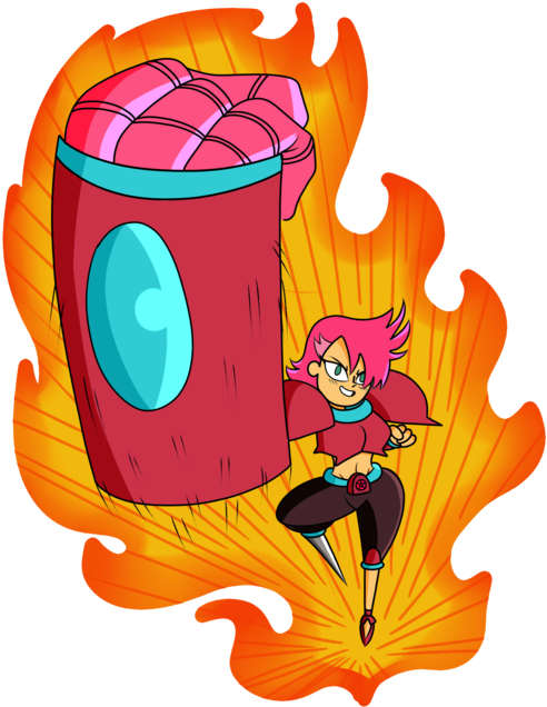 Red Action By Roco340 - Ok Ko Red Action (600x749)