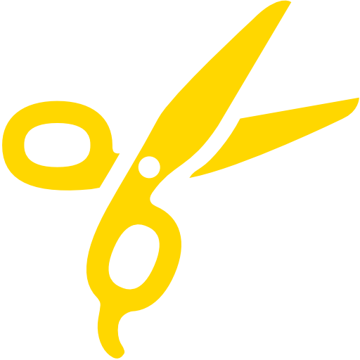 Sizes - Yellow Scissors Png (512x512)