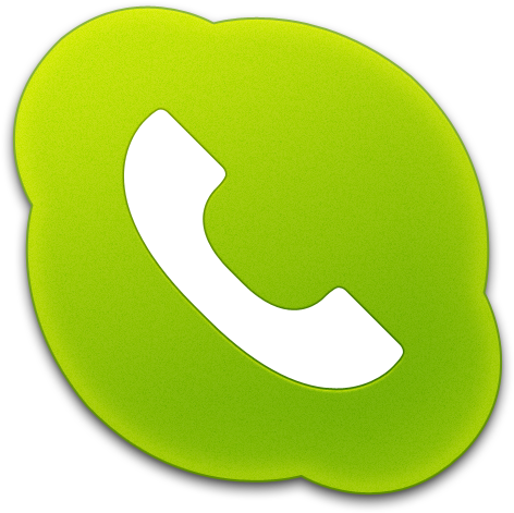 Skype Phone Green Icon Skype Icons Softiconsm Image - Skype Icon (512x512)