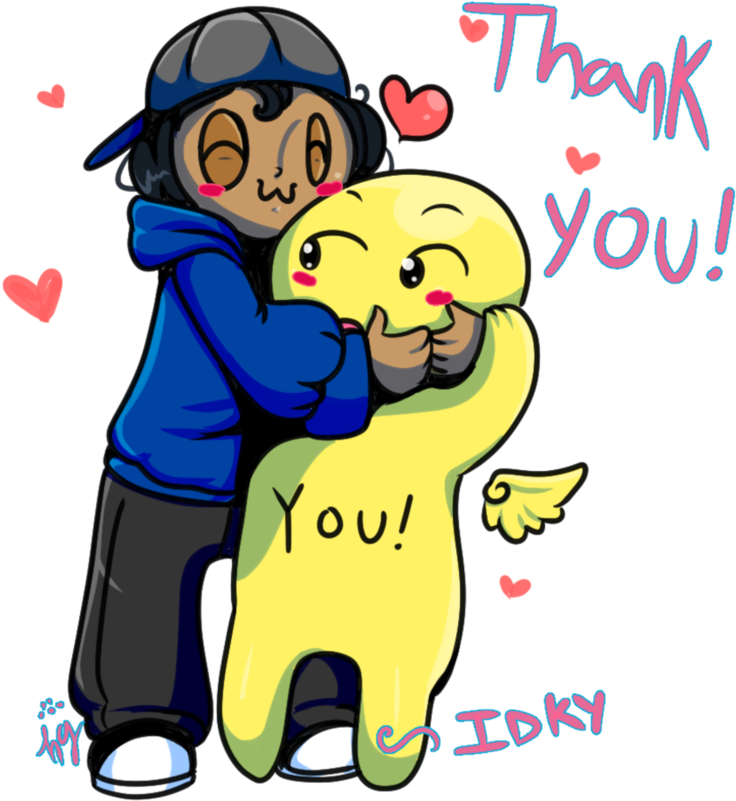 Thank You Peeps By Idky-hannahfu - Cartoon (894x894)