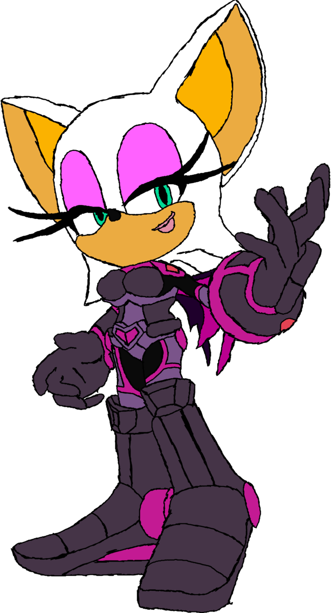 Rouge By Xaviorthelycan - Rouge The Bat Gun (657x1217)