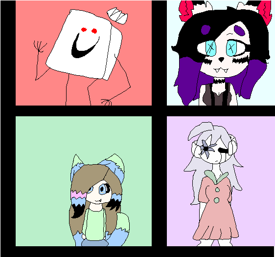 These Peeps By Jojotheroboticbunny - Cartoon (800x800)
