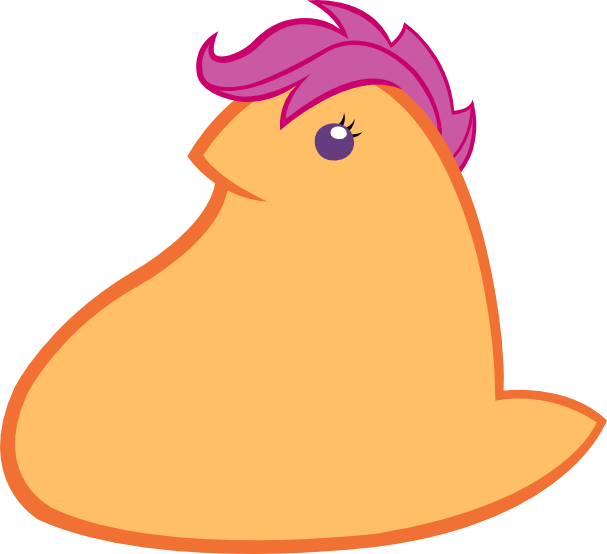 Fimstargazer, Peeps, Safe, Scootachicken, Scootaloo, - Peeps Transparent Background (607x554)