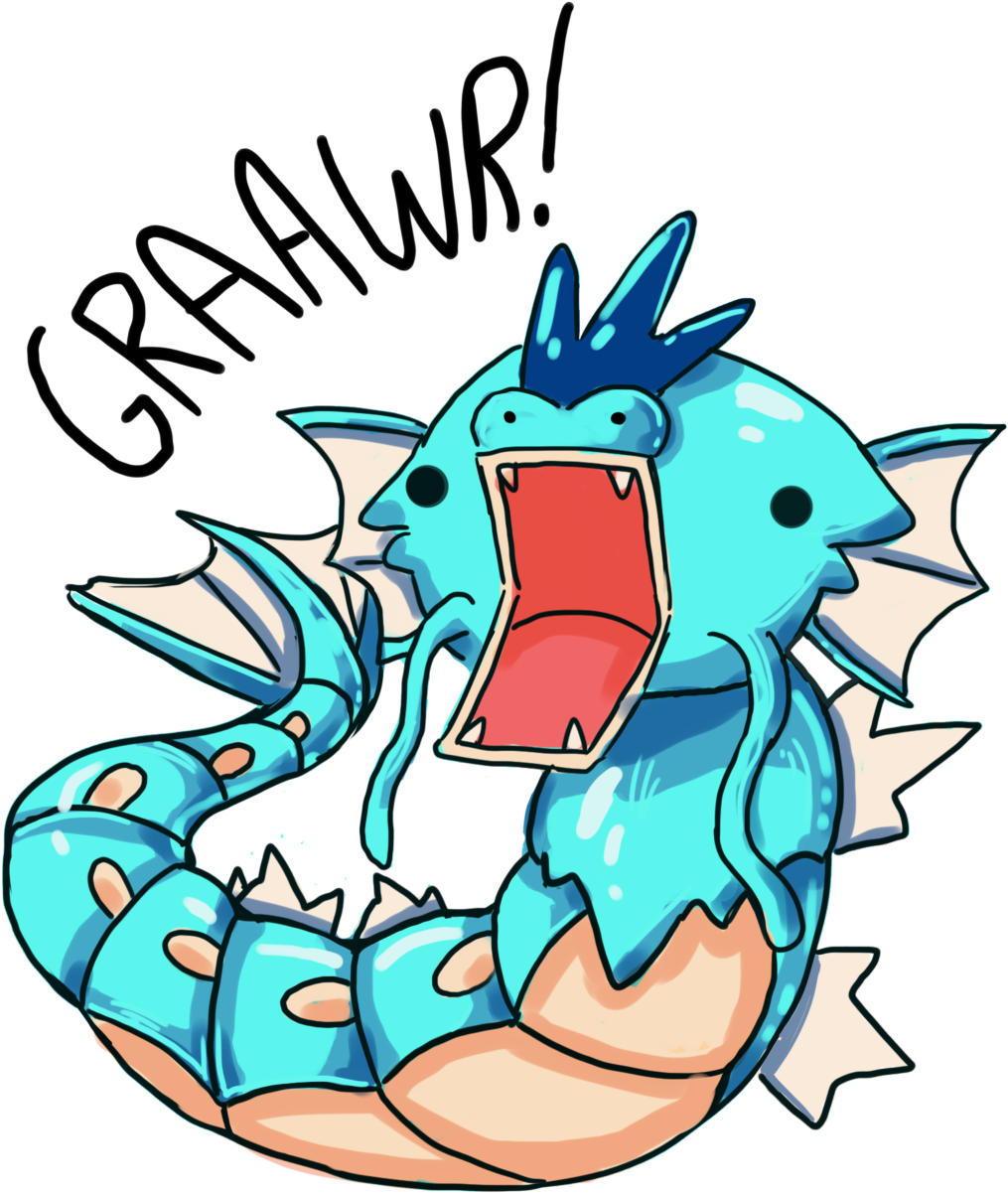 Just A Derpy Gyarados For You Peeps - Pokémon Go (1280x1656)