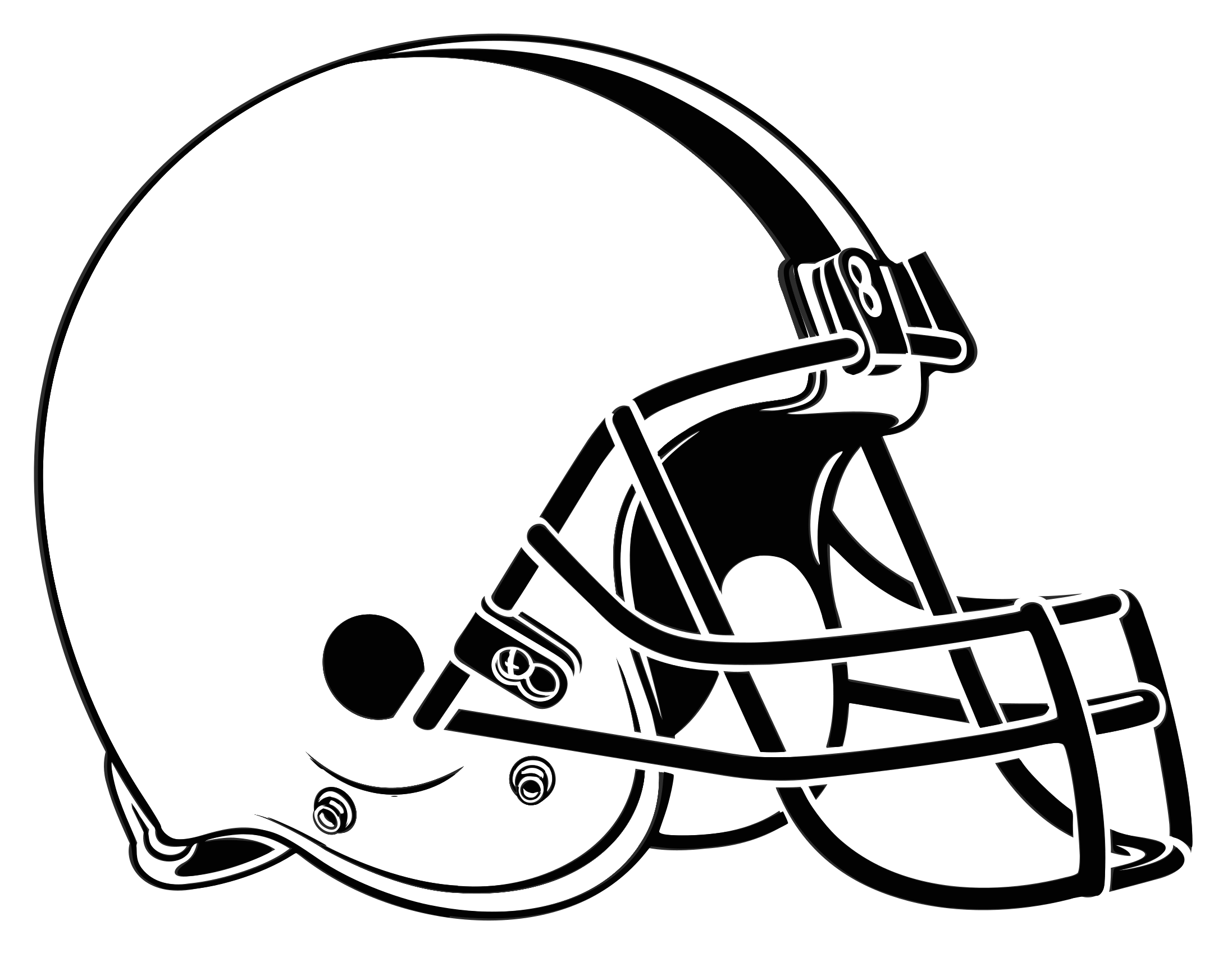 Cleveland Browns Logo Black And White - Cleveland Browns Logo Png (2400x2000)