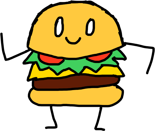 Dancing Burger Gif (721x557)