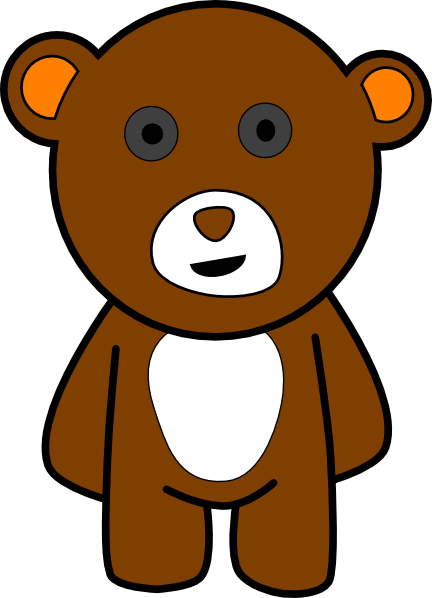 Bears Svg Clip Arts 432 X 598 Px - Iso Medo U Ducan (432x598)