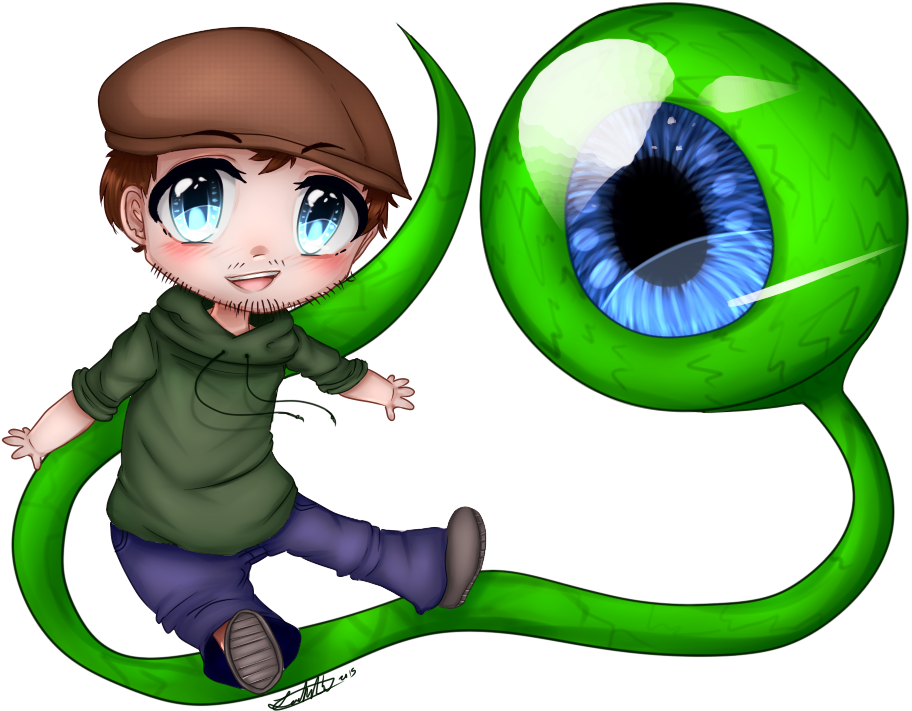 By Rosacanvas On Deviantart - Jacksepticeye Fan Art Cute (1000x944)