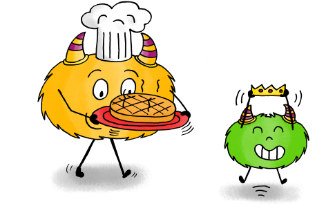 Dessin Mystik's Galette Des Rois - Galette Des Rois Dessin Png (500x294)