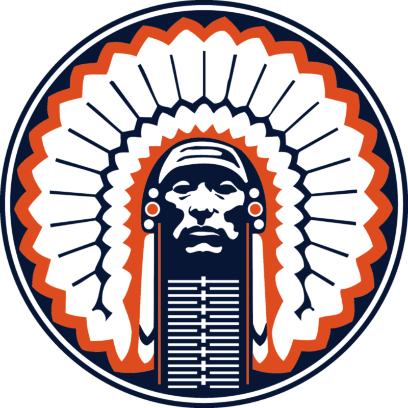 Chief Illiniwek - Indian Sport Team Logos (800x800)