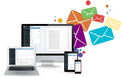 Digital Marketingban - Bulk Email Icon Png (500x335)