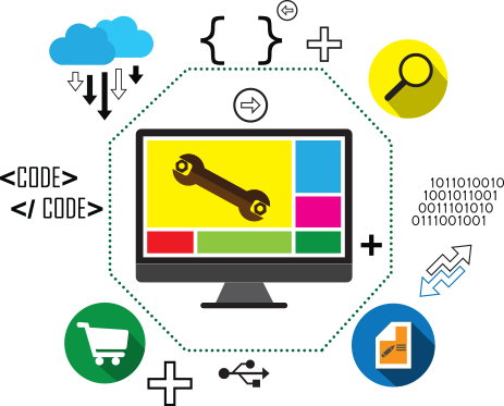 Software Services - Software Developer Png (463x373)