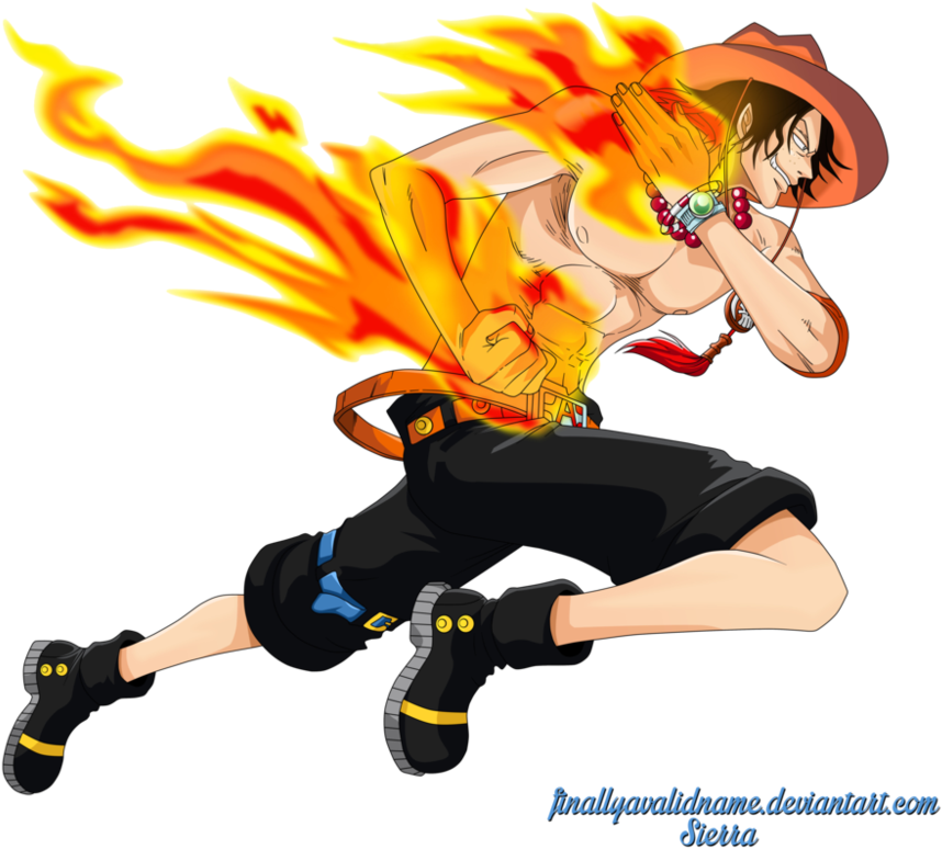 Ace By Finallyavalidname One Piece Enel Vs Ace 999x799 Png Clipart Download