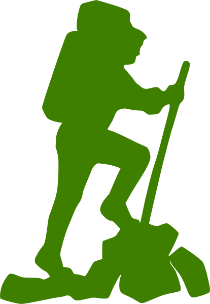 Hiker Clip Art (414x598)