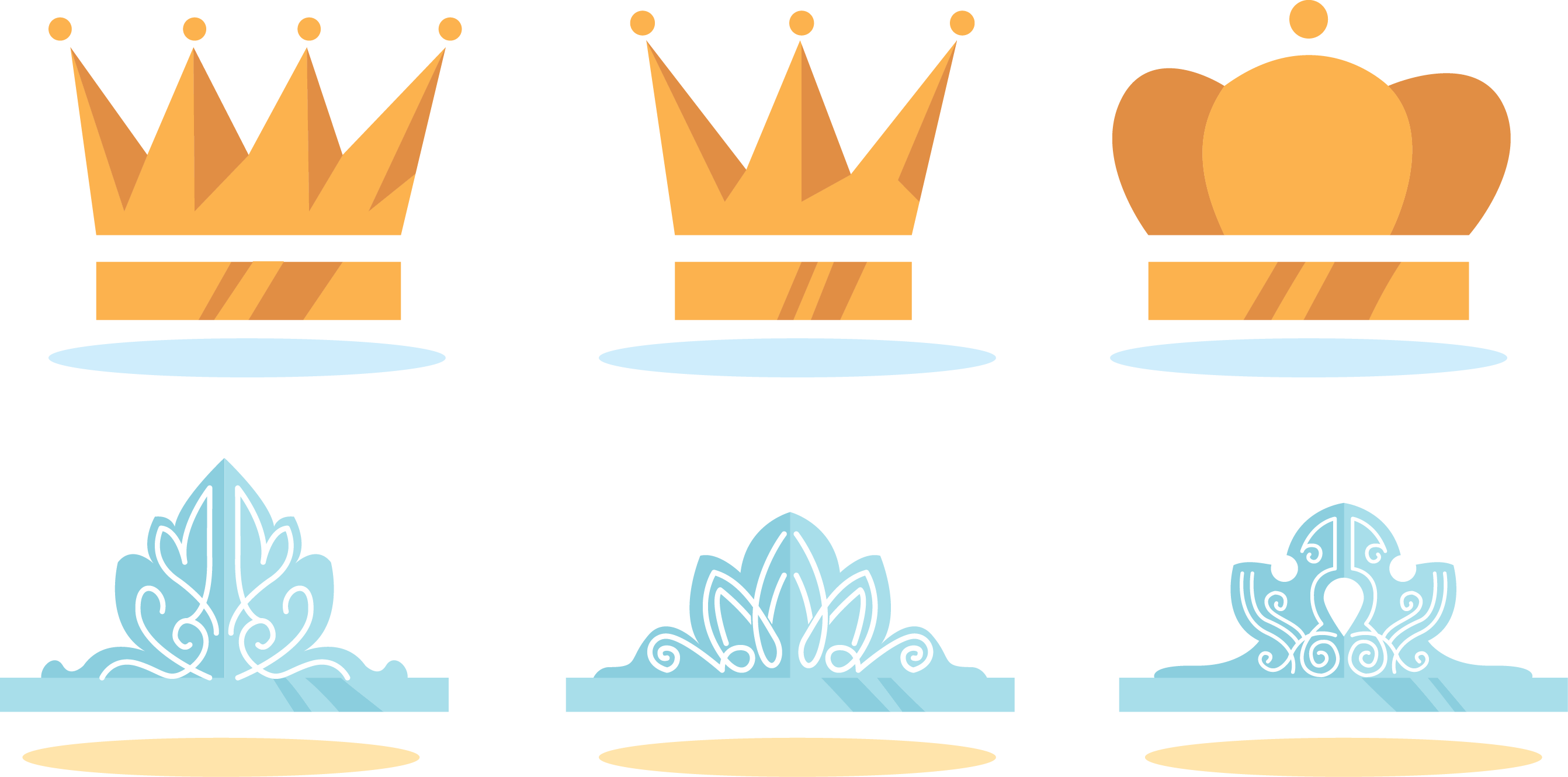 Crown Beauty Pageant Clip Art - Crown Beauty Pageant Clip Art (2684x1330)