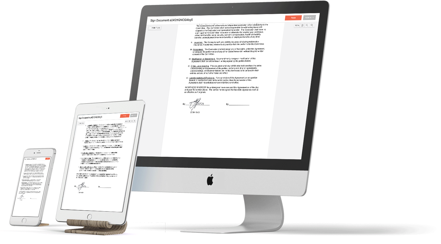 Eversign Makes Legally Binding Digital Signatures Online - Flat Panel Display (1536x926)