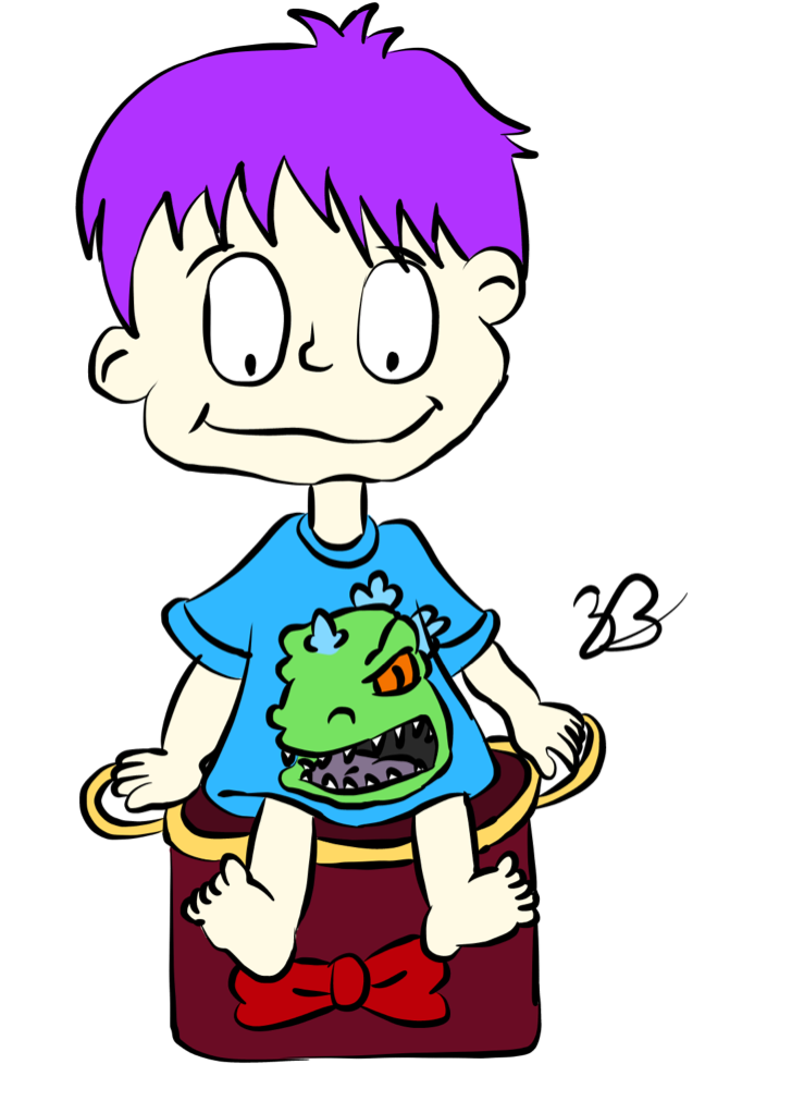 Tommy Using The Potty By Noizy-bunny - Cartoon (738x1024)