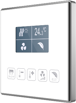 Square Tmd-d6 Knx Eib Zennio Home Automation Installation - Home Automation (370x361)