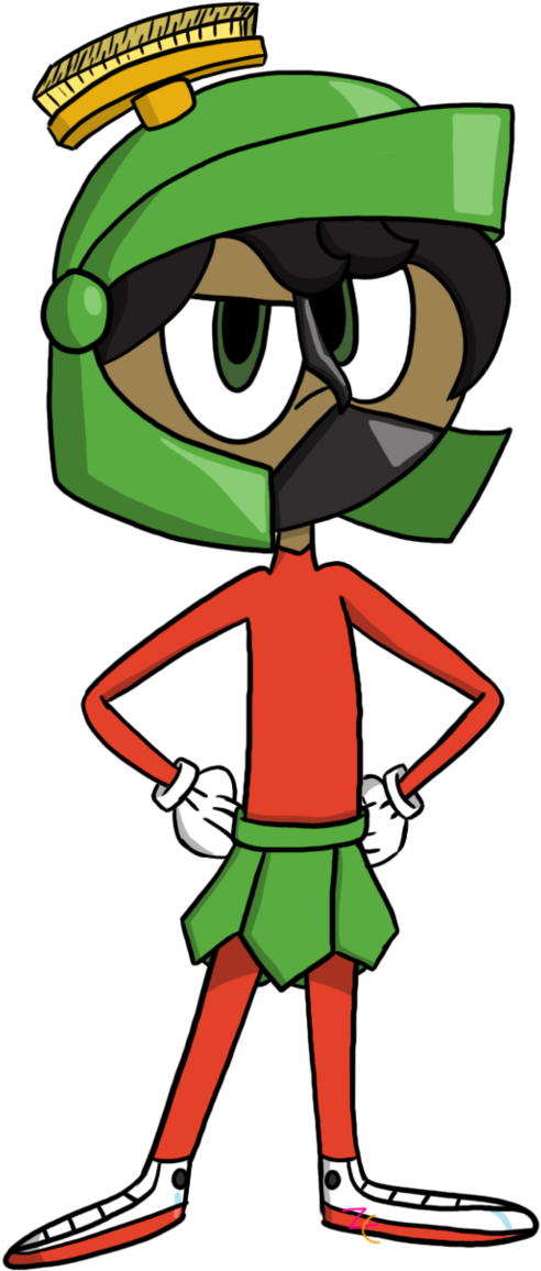 Humanized Marvin The Martian By Zootycutie - Marvin The Martian Human (661x1208)