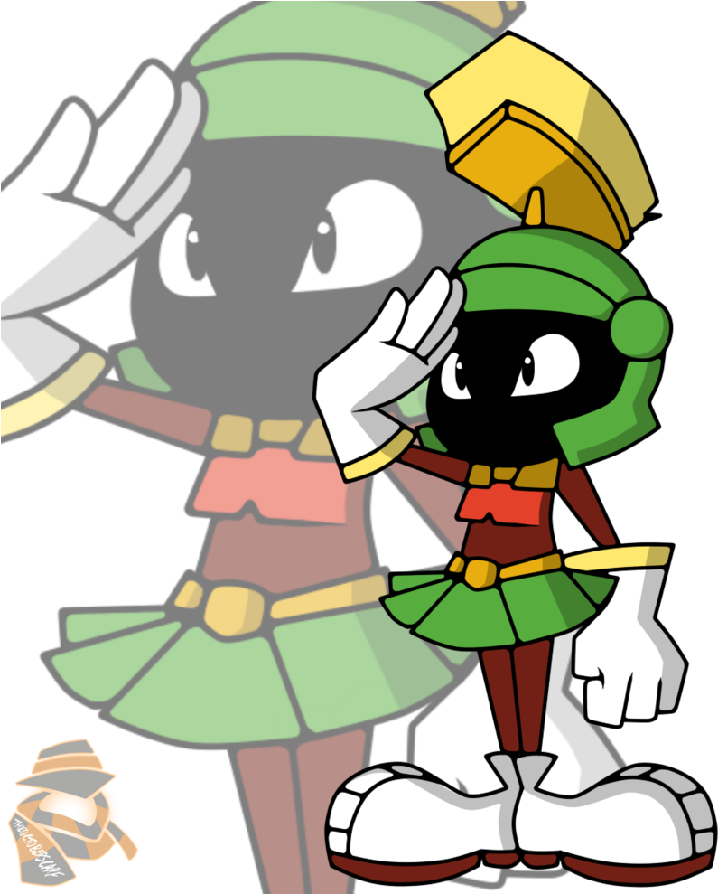 Marvin The Martian By Theoctoberscarf - Marvin The Martian (808x988)