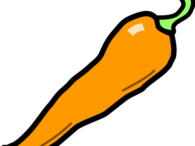 Chili Clipart Orange Chili - Chili Clipart Orange Chili (640x480)