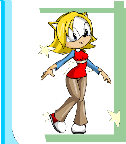 Amber The Hedgehog Hdified By Ninjastorm34 - Cartoon (500x500)