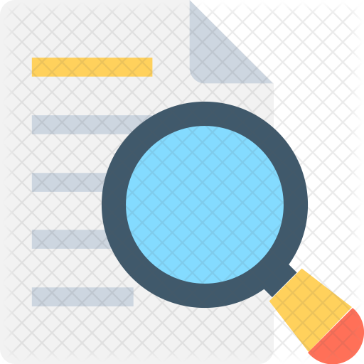 Search File Icon - Debt (512x512)