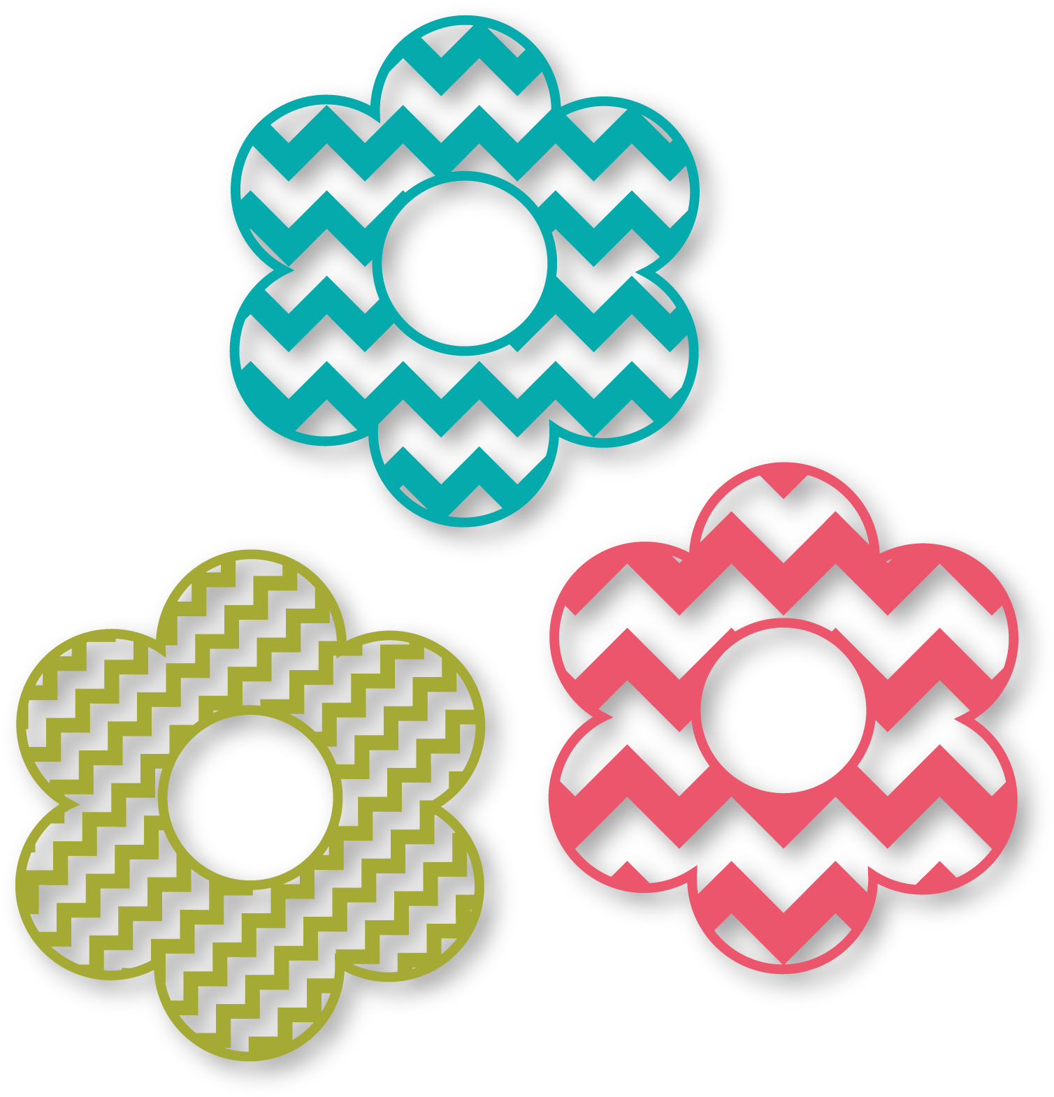 Sds Chevron Flowers - Circle (1526x1587)