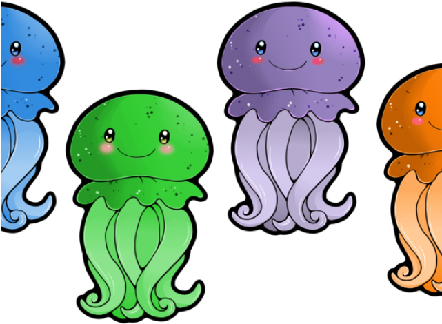 Jellyfish Clipart Consumer Animal - Jellyfish Clipart (640x480)